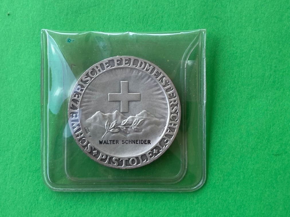 Medaglie: Schweizerische Schuetzenmedaille, Silber 925 – Usato da Bremgarten AG venduto da Schussi 2