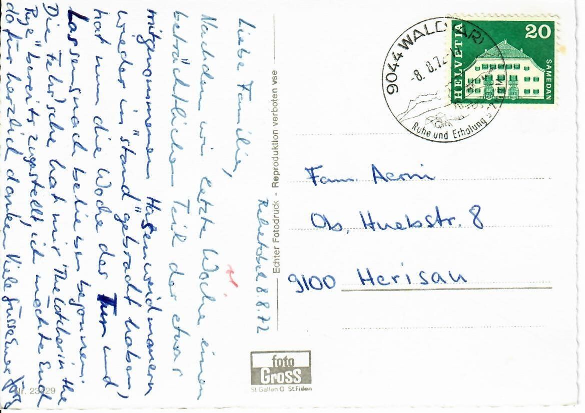 Cartoline postali: Rehetobel – Usato da Hochdorf venduto da Ziegel-16 1
