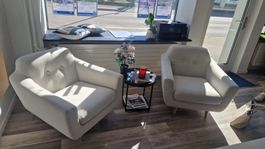2 X IKEA KLUBBFORS Sessel, hellgrau, sehr guter Zustand