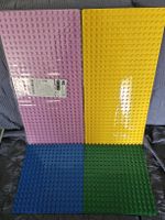 4 x Bausteinplatten, gross, verschiedene Farben NEU