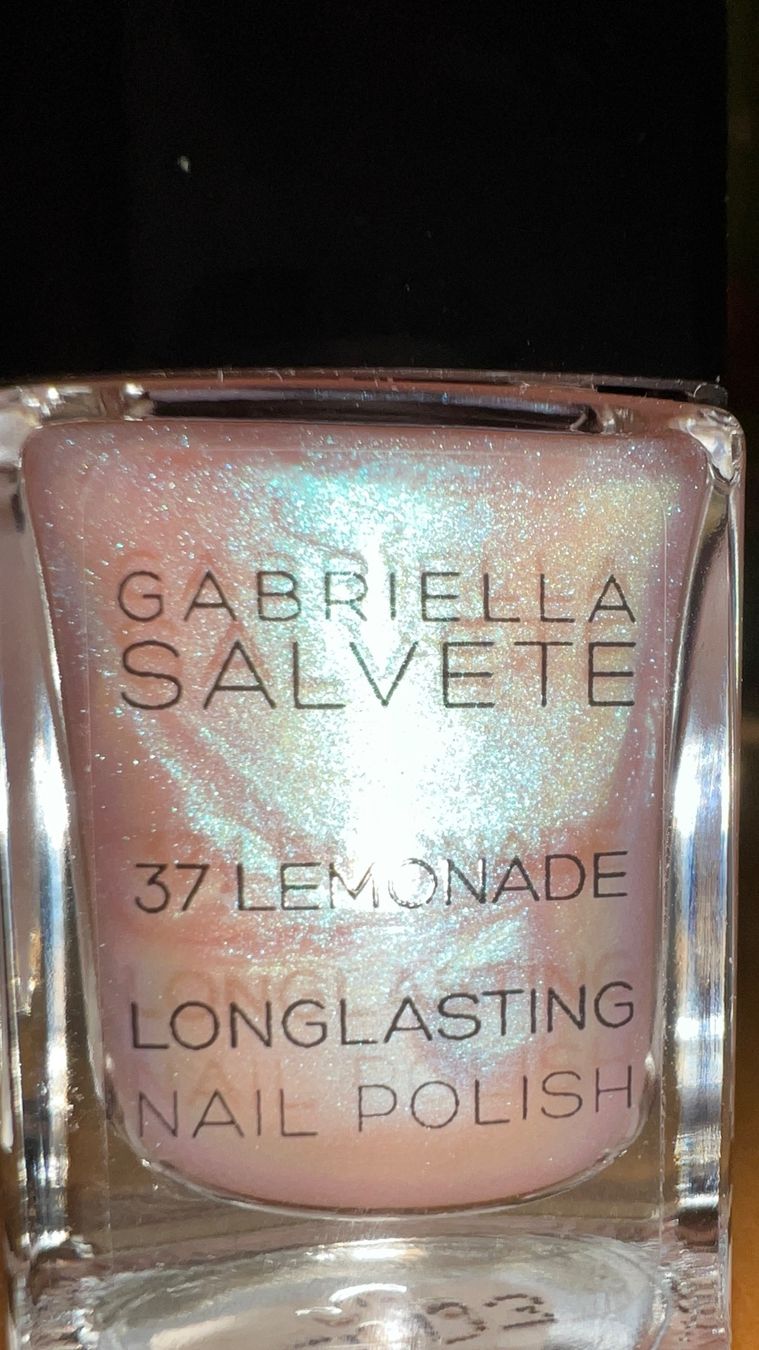 Smalto per unghie: holographischer Nagellack (hellblau–rosa) – Usato da Therwil venduto da blubblubblubb