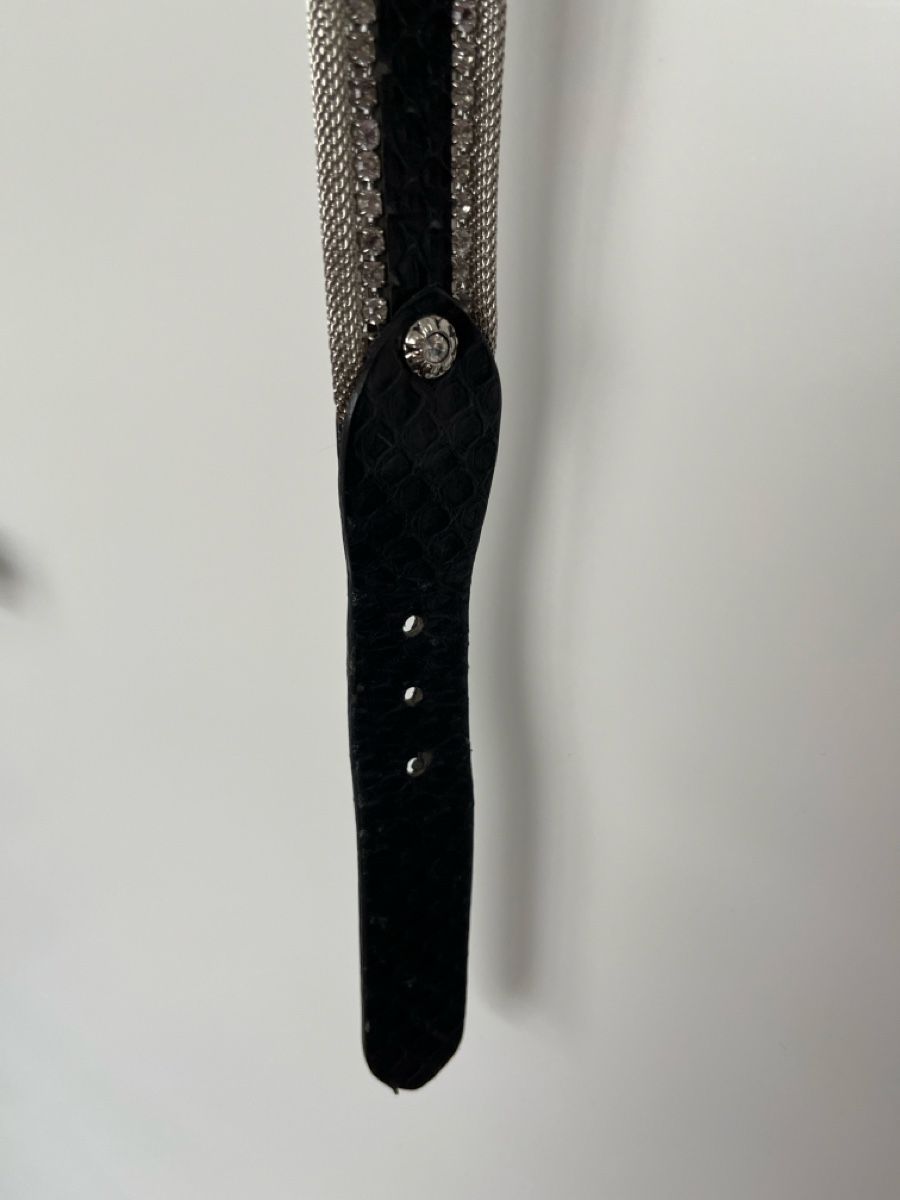 Gürtel: Schicker Gürtel mit Strass, Silber, neuwertig, – Gebraucht aus Thun von elshei 2