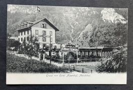Gruss vom Hotel Alpenhof, Melchthal, ca. 1915