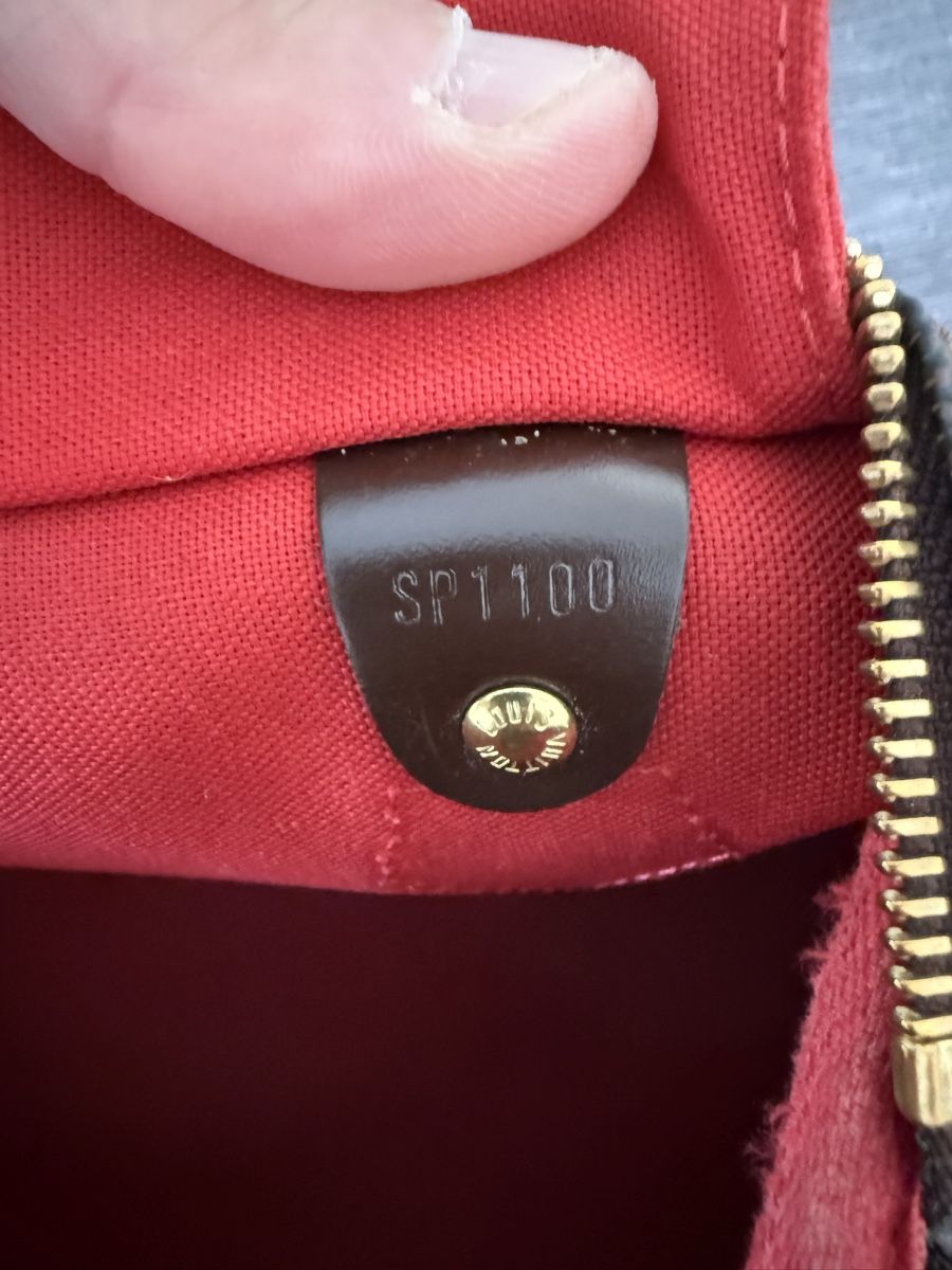 Louis Vuitton Borse da donna: Borsa Louis Vuitton Speedy 30 Damier Ebene – Usato da Pregassona venduto da Texi10 6
