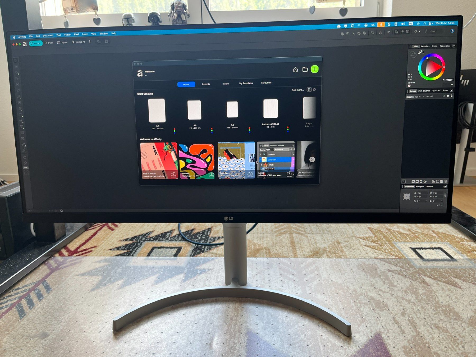LG Monitore: LG 34WN650-W – Gebraucht aus Naters von Jem777