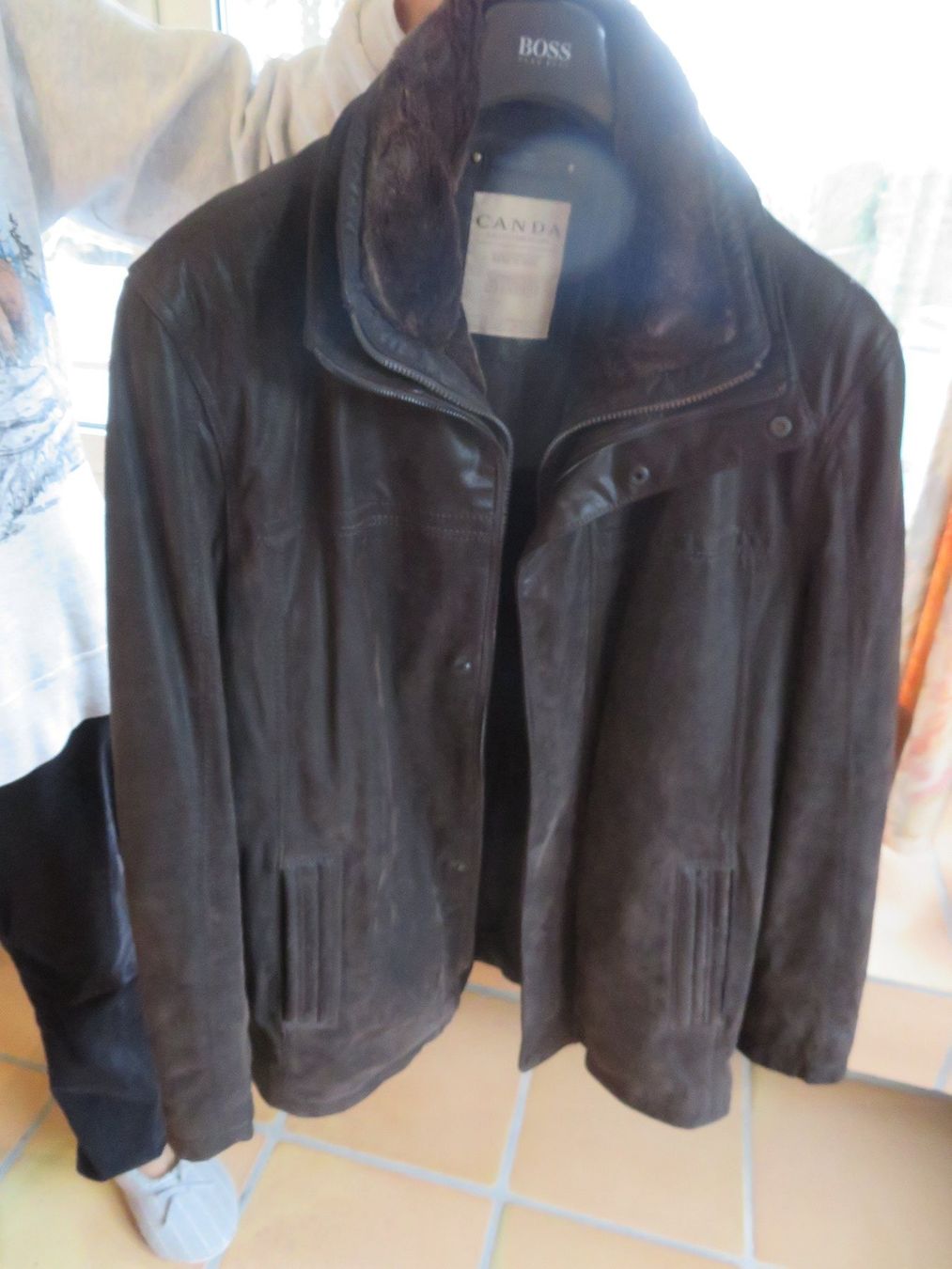 C&A Giacche: Lederjacke, Grösse 56 – Usato da Schaffhausen venduto da 4layka 4