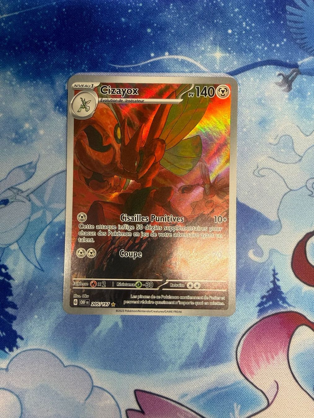 Pokémon Carte collezionabili: Cizayox AR - OBF 205 FR – Nuovo (secondo la descrizione) da Courgenay venduto da ScamBoxOff