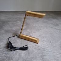 Lampe de bureau laiton vintage 1970