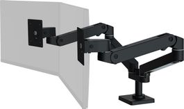 Ergotron LX PRO ARM DUAL SIDE-BY-SIDEblack