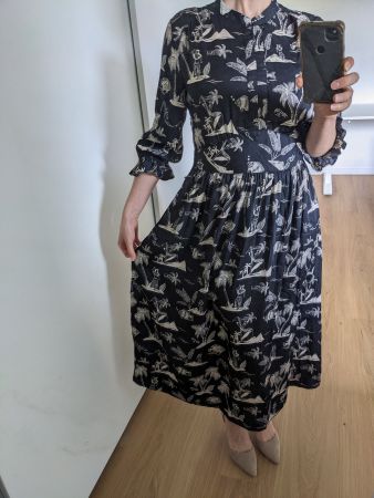 Maison Scotch; Scotch & Soda Maxikleid Gr. S