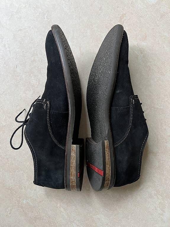 Scarpe da uomo: Schwarze Wildleder Schuhe – Usato da Zürich venduto da san_b8lk 3