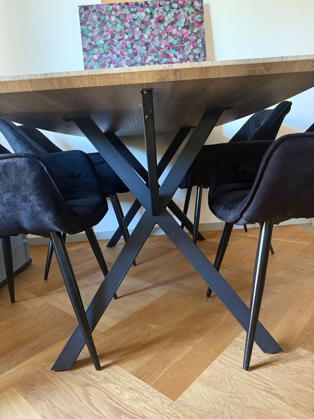 Tavoli: Esstisch Holzoptik mit Metallbeinen – Usato da Sennhof (Winterthur) venduto da vanessa_n 3
