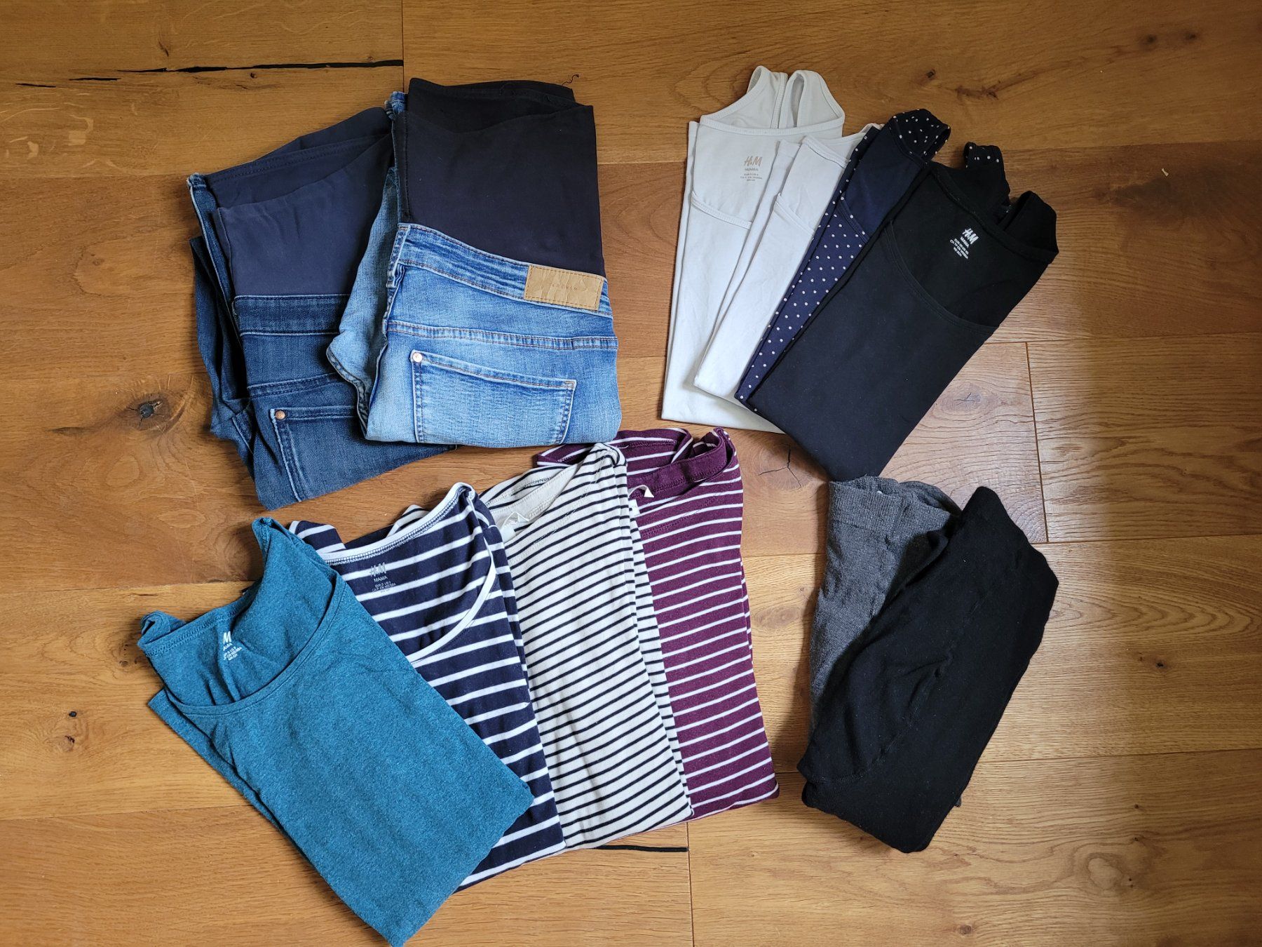 H&M Lotti di vestiti: Umstandsmode, 12 Teile, Grösse S/XS – Usato da Suhr venduto da uhu100