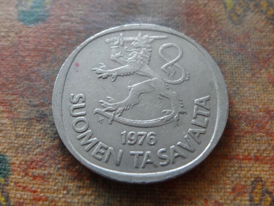 Tutti le monete: FINLANDE  1  Markka  1976 – Usato da Romanel-sur-Lausanne venduto da Swift13