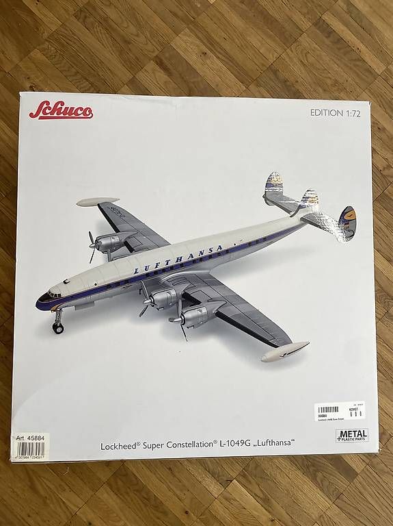 Modellbausätze & Standmodelle: Schuco Lockheed L1049G Lufthansa 1:72 – Gebraucht aus Biel/Bienne von Hamamlezi