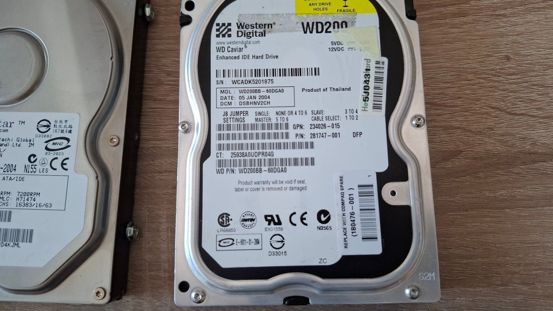 Dischi rigidi: 5 x IDE Harddisks – Usato da Lützelflüh-Goldb venduto da Procyon7.pk 2