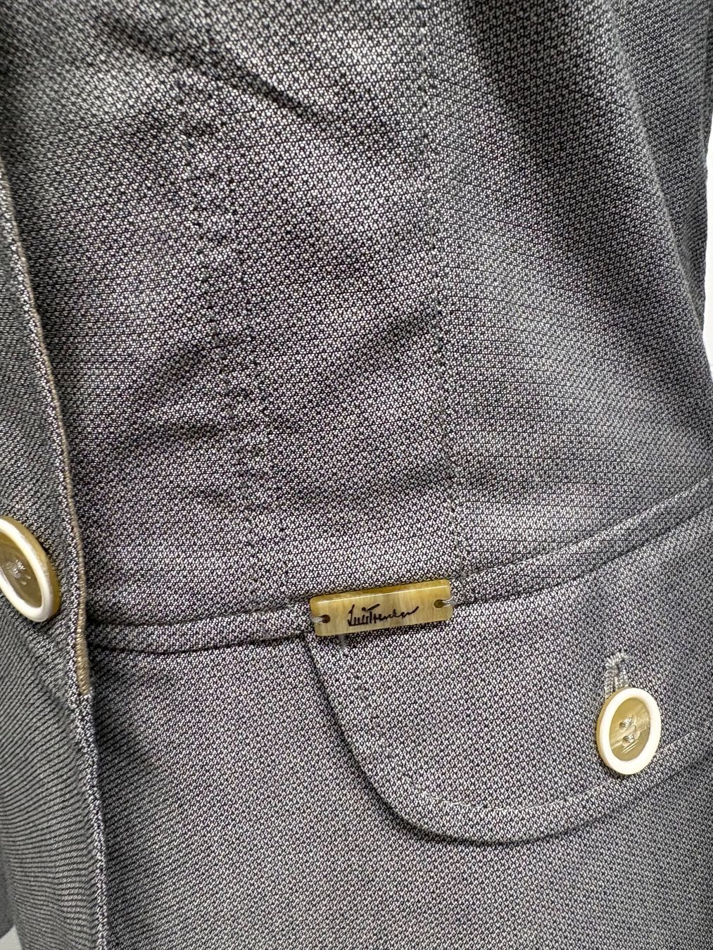 Jacken: Luis Trenker Blazer grau Baumwolle Leinen 36 – Neu (gemäss Beschreibung) aus Regensdorf von secondchancefashion 2