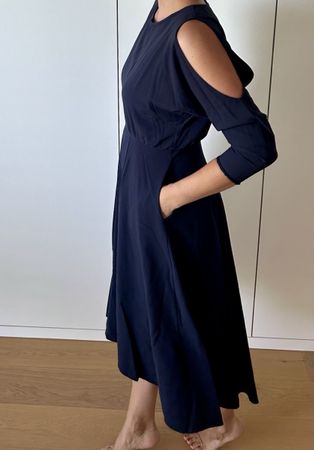 Kleid dunkelblau Grösse S