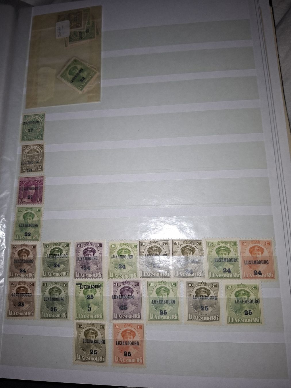 Tous les timbres: Grosse Sammlung Luxemburg – D'occasion à Balgach par SIMEON27 7
