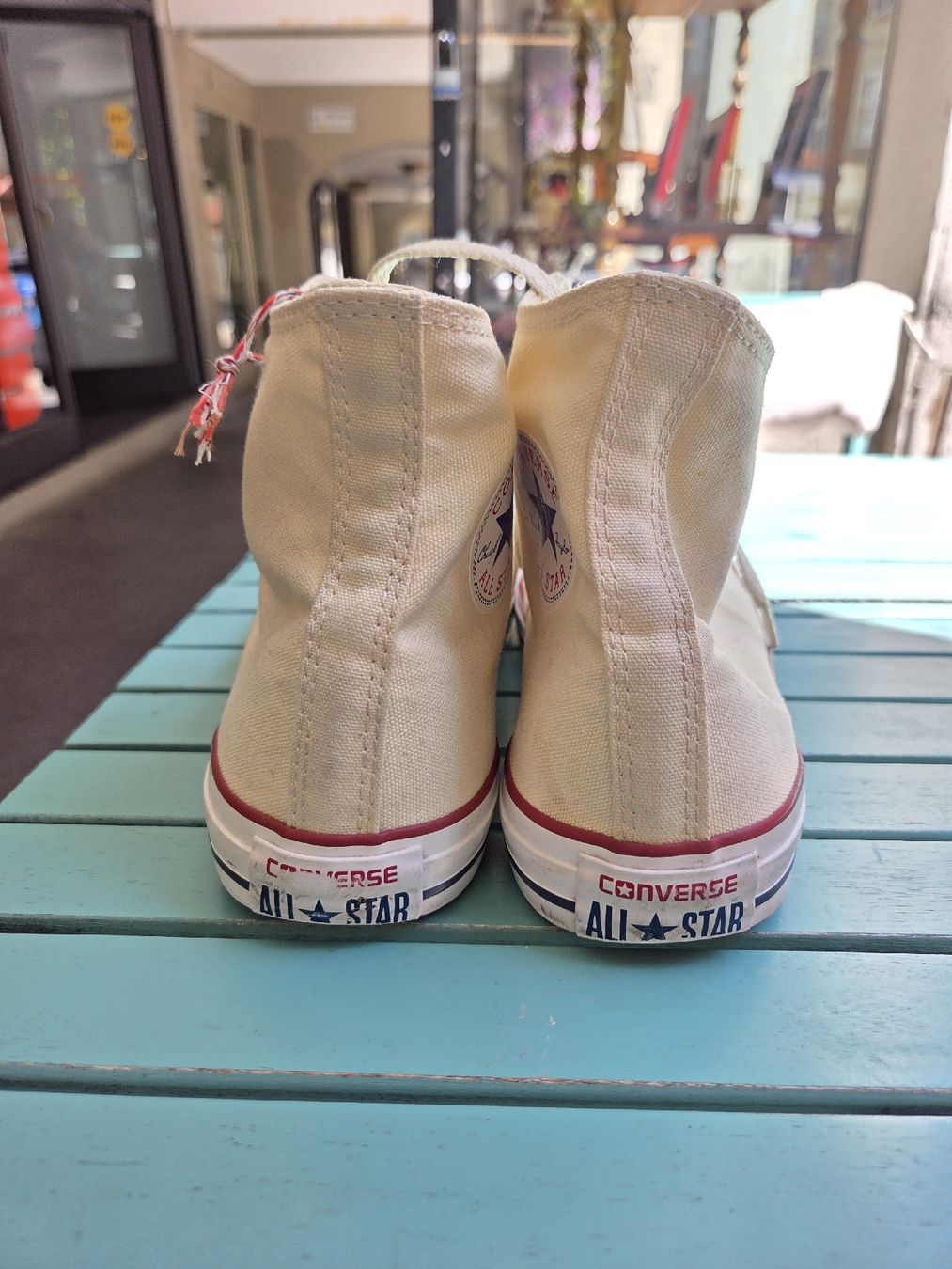 Converse Scarpe da uomo: Converse Chuck Taylor All Star High Gr. 42 Beige – Usato da Bern venduto da -Aniko- 2