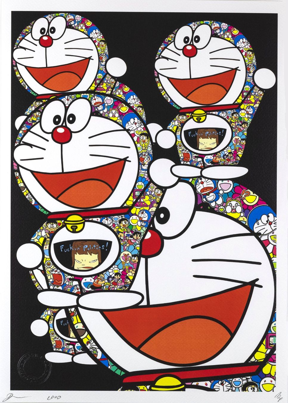 Poster & Bilder: Death, DORAEMON, limitierter Kunstdruck – Neu (gemäss Beschreibung) aus Masein von KunstvonFrauen