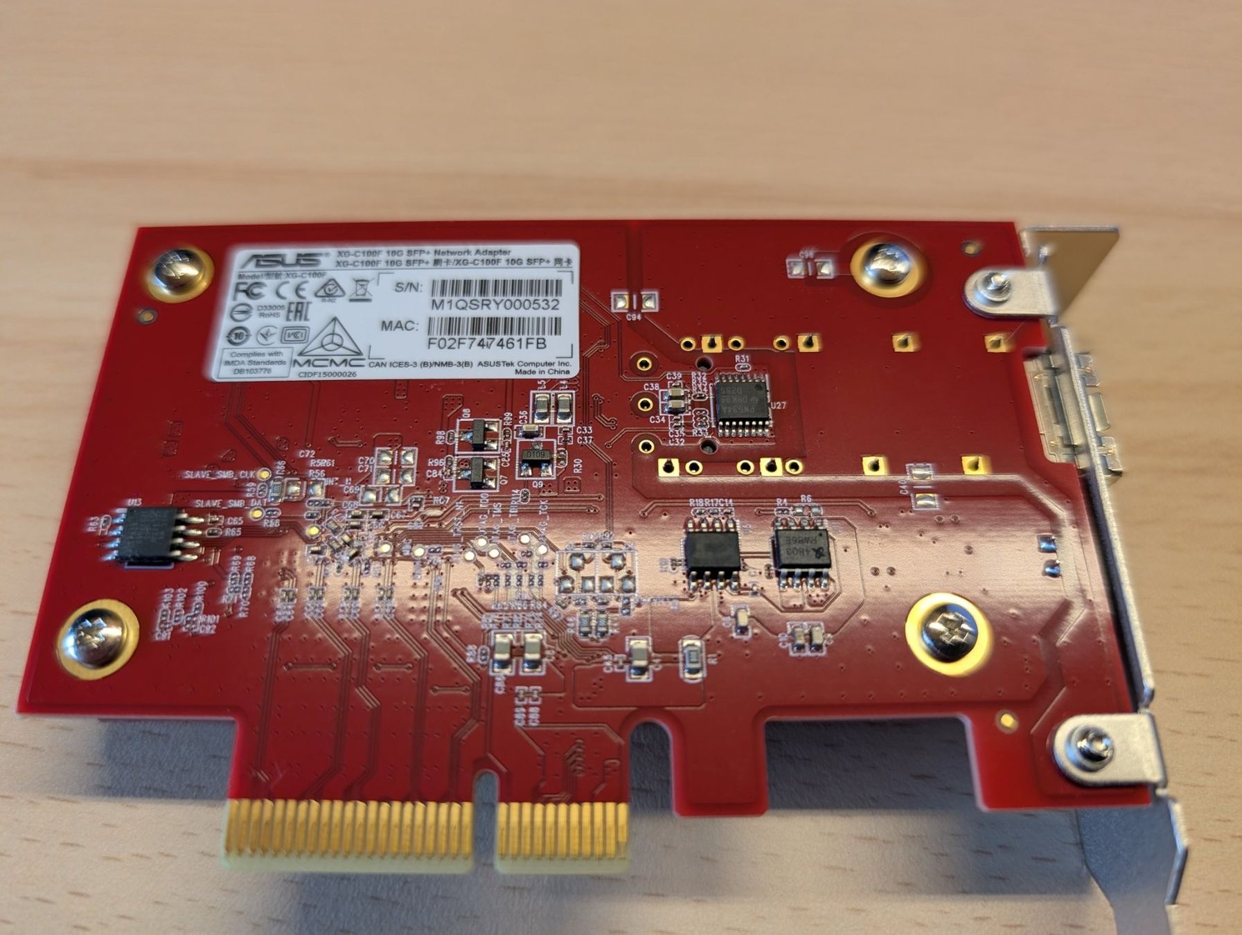 Componenti elettronici: 10Gbps Netzwerk Set - SFP+ Switch, 5 ASUS Karten, Kabel – Usato da Baltschieder venduto da lea_m2hc 2