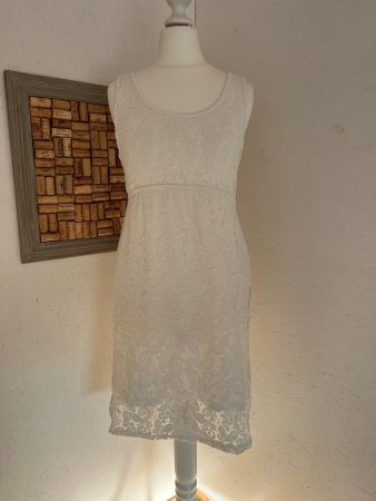 H&M Mama Sommerkleid Umstandskleid Hochzeitskleid XS S weiss