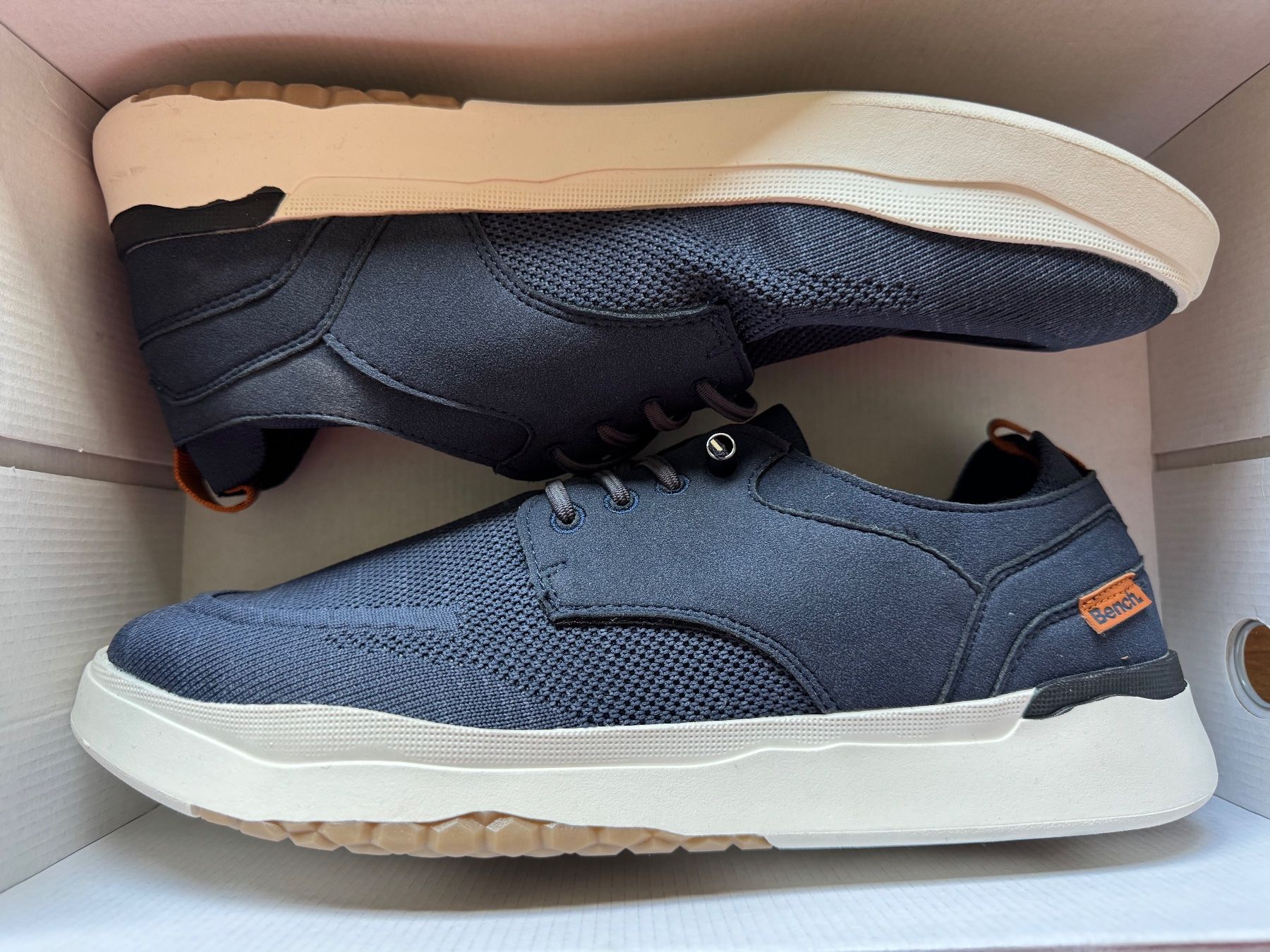 Bench Scarpe da uomo: BENCH FREIZEITSCHUHE, GR.44, BLAU, INNENSOHLE WECHSELBAR – Nuovo e nell'imballaggio originale da Zürich venduto da rolo66 1