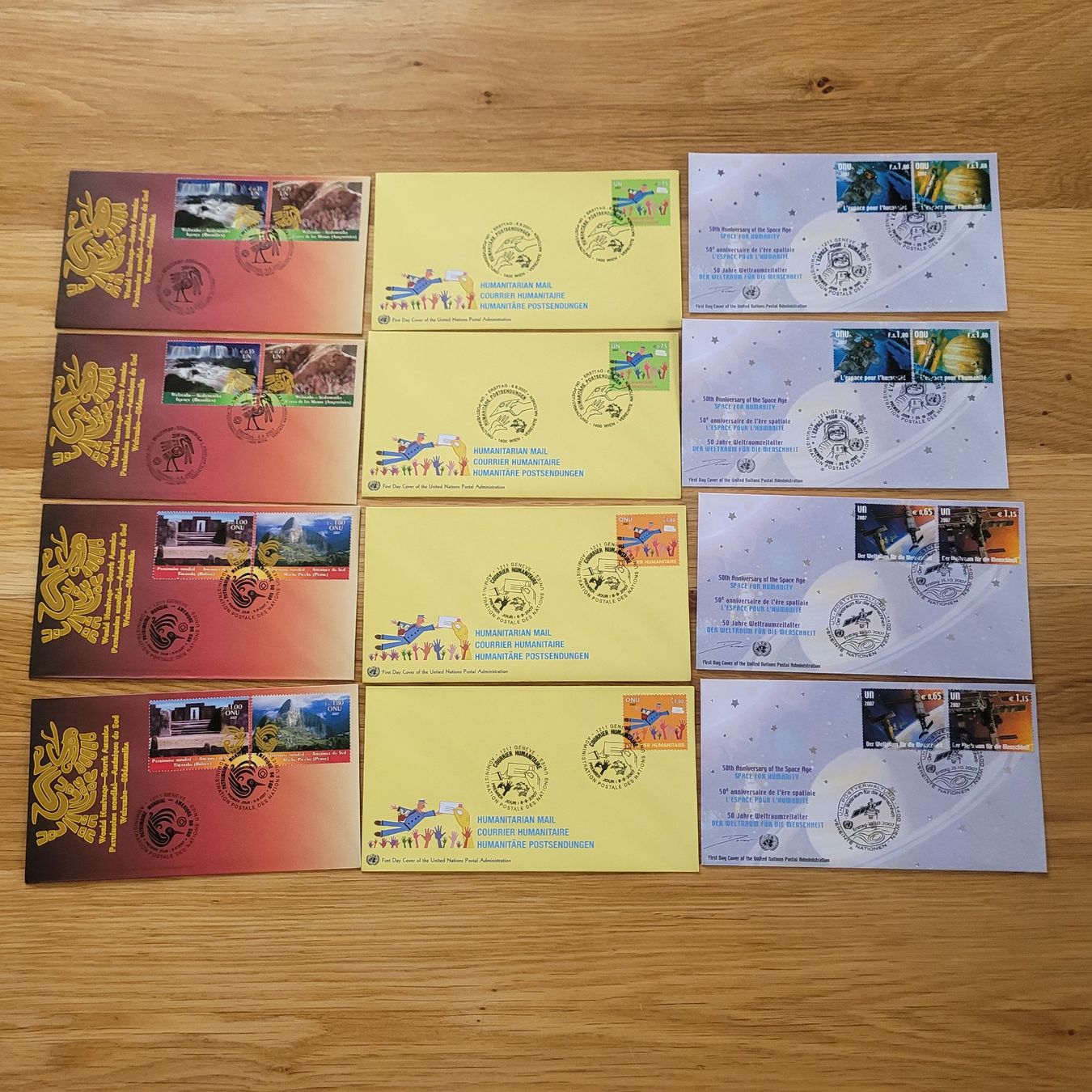 Tous les timbres: Los Mit FDC uno ONU – D'occasion à Biel/Bienne par Destockweb