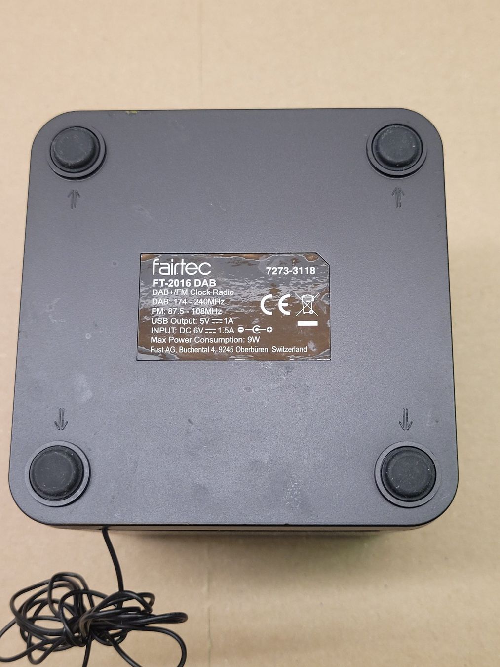Wecker: DAB+ Radio fairtec FT-2016DAB – Gebraucht aus Arlesheim von ars_musica 4