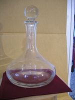 WEIN - KARAFFE ZUM DECANTIEREN, WENIG GEBRAUCHT, 28 cm hoch