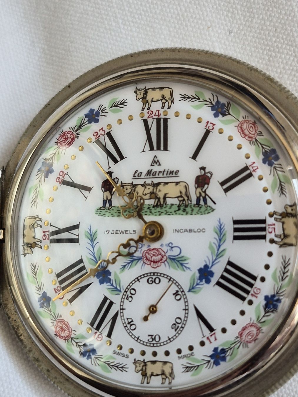 Swiss Orologi: Schöne Chüali Taschenuhr – Usato da cazis venduto da meeroo12