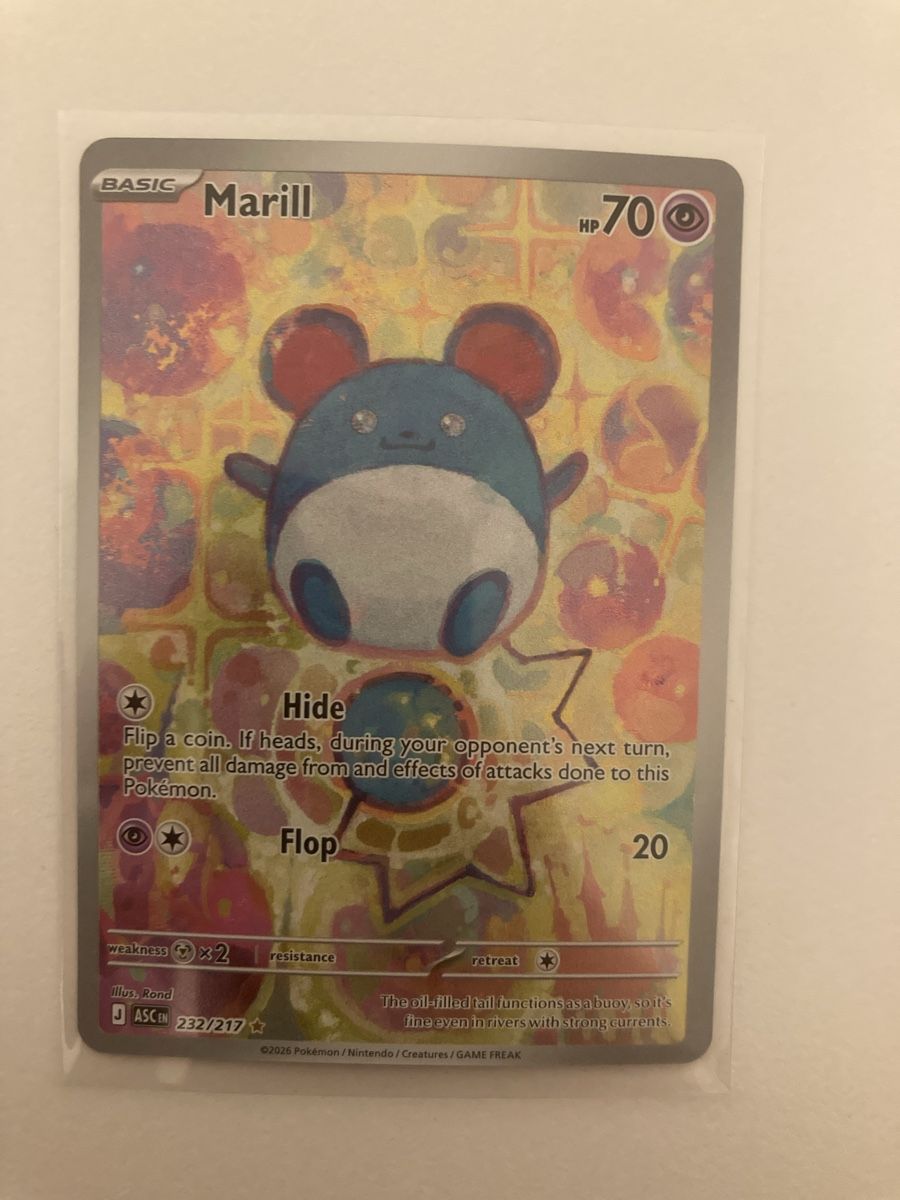 Pokémon Carte collezionabili: Marill 232/217 EN – Nuovo (secondo la descrizione) da Wohlen AG venduto da Liridon22