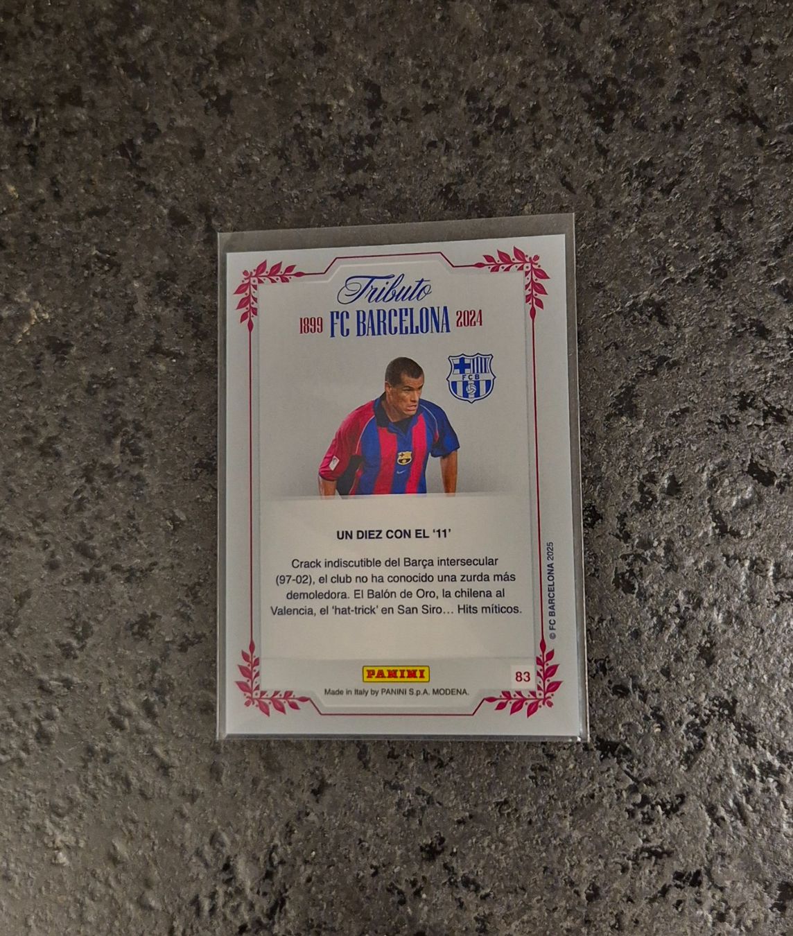 Topps Carte collezionabili: Rivaldo - Barcelona - Panini – Nuovo (secondo la descrizione) da Burg AG venduto da Danoe 1
