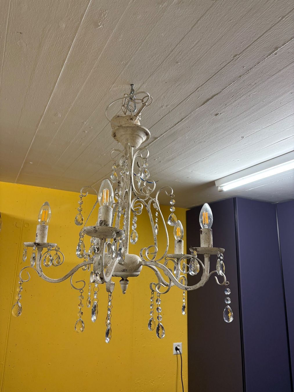 Lampadari & plafoniere: Chic Antique Kronleuchter 5 Armig – Usato da Knonau venduto da LilleKulla 4