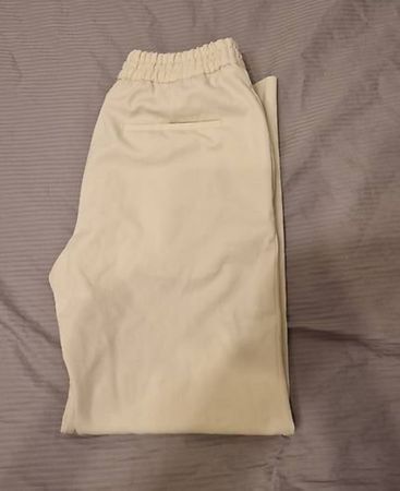 Sommerleichte Stoffhose, beige, Grösse L