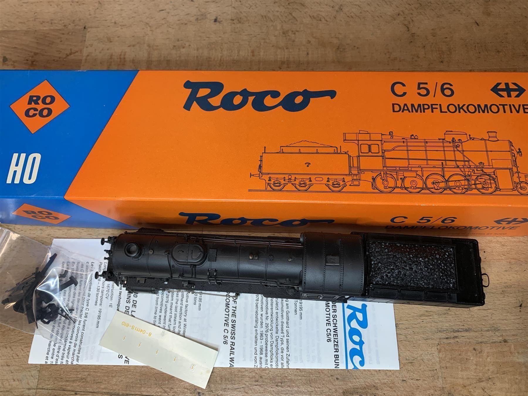 Roco Modellini di ferrovie: Roco 04111 Dampflok 5/6 SBB = – Usato da Hauterive NE venduto da eriamch 1