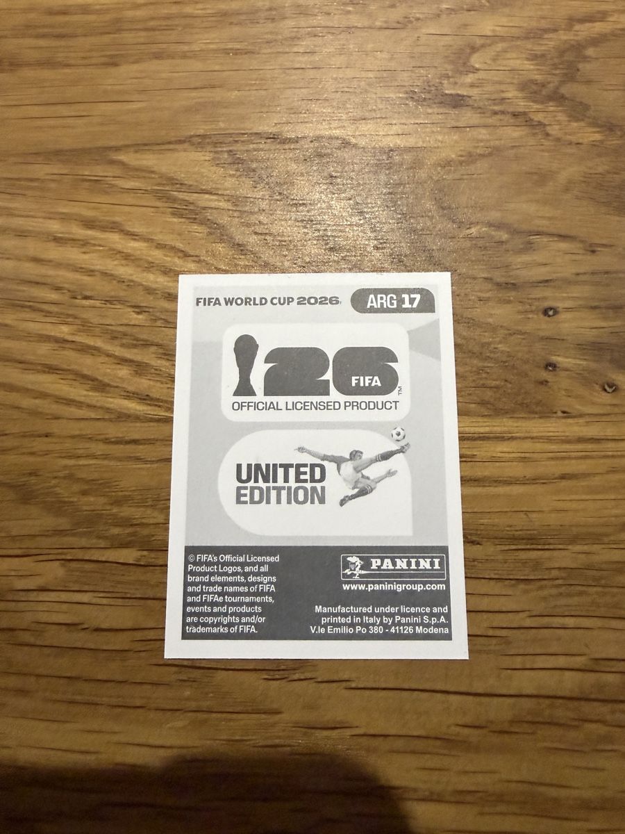 Sticker: Lionel Messi Panini Sticker WM 26 – Nuovo e nell'imballaggio originale da Murten venduto da Hockeyfan82 1