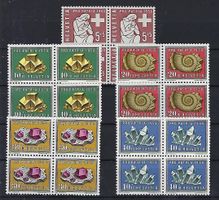 1958  Patria Viererblocks postfrisch **   15426