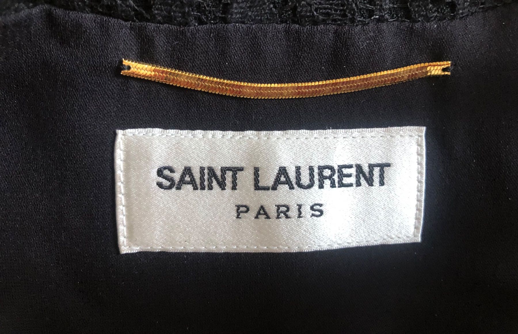 Saint Laurent Vestiti: Saint Laurent, robe noire soirée – Usato da Genève venduto da dachaw 5