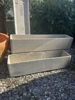 Blumentöpfe 3er Set Beton Grösse ca. 60cm L NEU