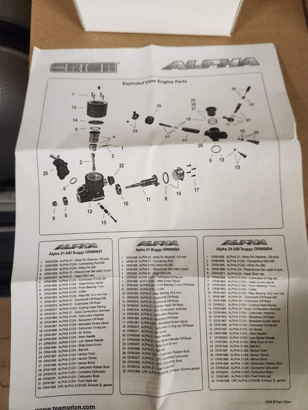 Motori: RC BENZINER MOTOR ORION ALPHA PERFORMANCE NITROENGINE – Usato da Gossau SG venduto da wri_m9b2 5