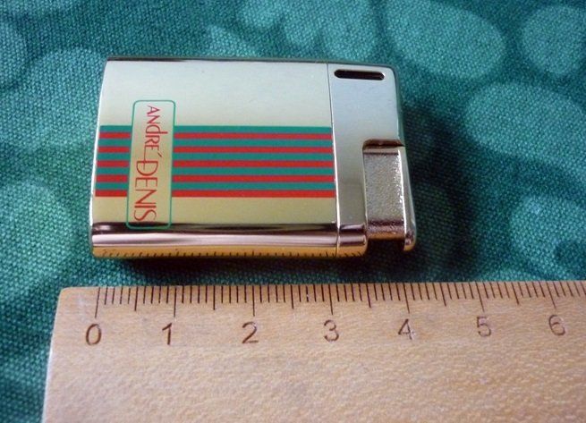Accendini: Vintage Andre Denis  Feuerzeug mit Box – Usato da Adliswil venduto da di_hans 8