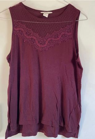 T-shirt Gr M mit Spitze