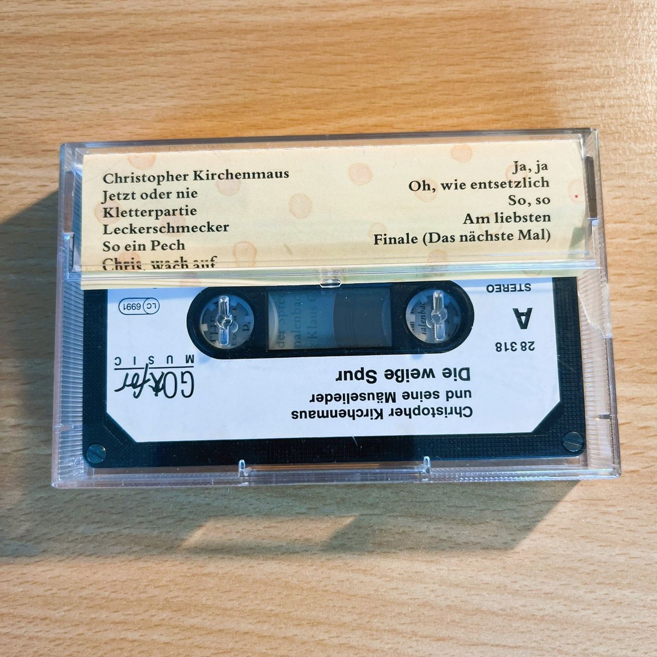 Musicassette: Christopher Kirchenmaus – Die weisse Spur – Usato da Amlikon-Bissegg venduto da riestig 2