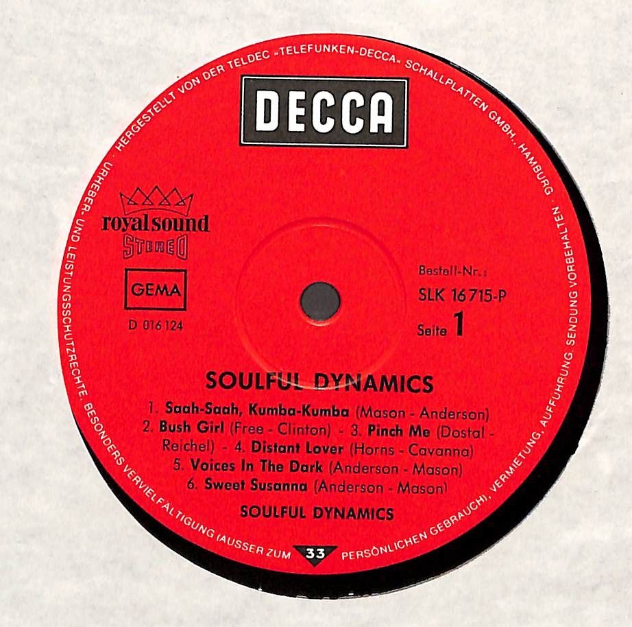 Schallplatten: Soulful Dynamics – Soulful Dynamics – Gebraucht aus Zürich von Nobs1 2