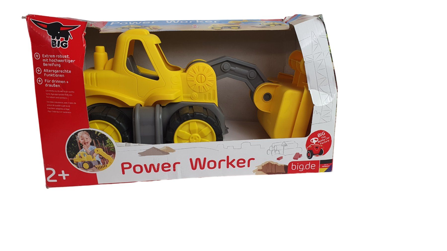 Big Spielzeuge: POWER WORKER Bagger – Gebraucht aus Wangen b. Olten von Restwert_Wangen 6