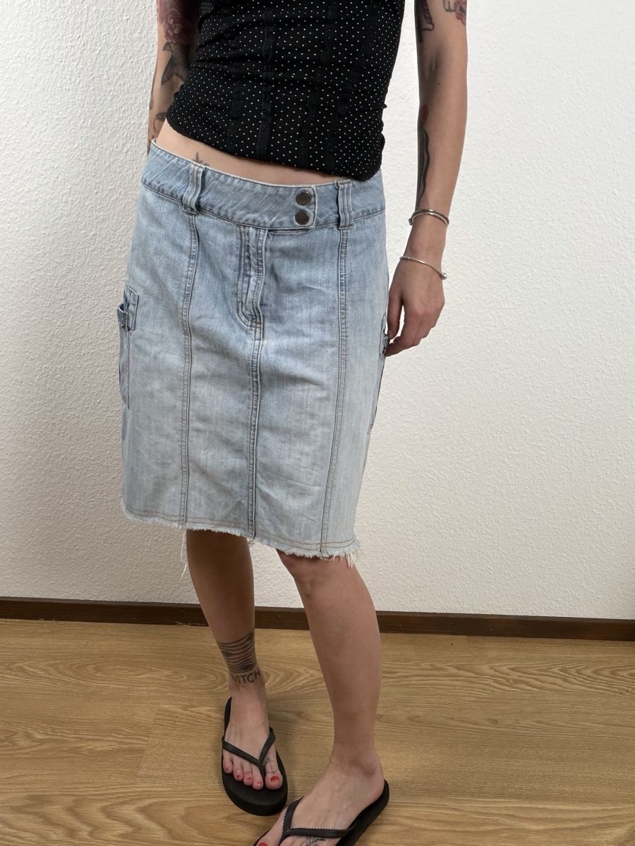 Jupes: Denim skirt light blue – D'occasion à Knonau par Grapesvintage 3