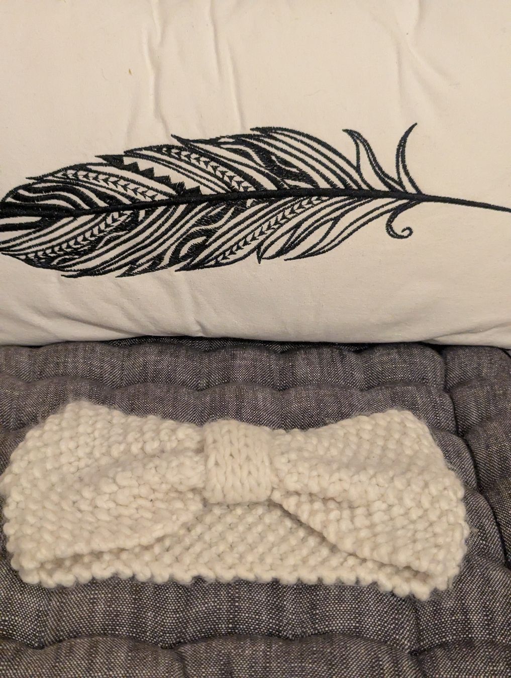 Accessori per capelli: Winter Knitted Wool Headband - Cream – Usato da Schlieren venduto da maseam 1