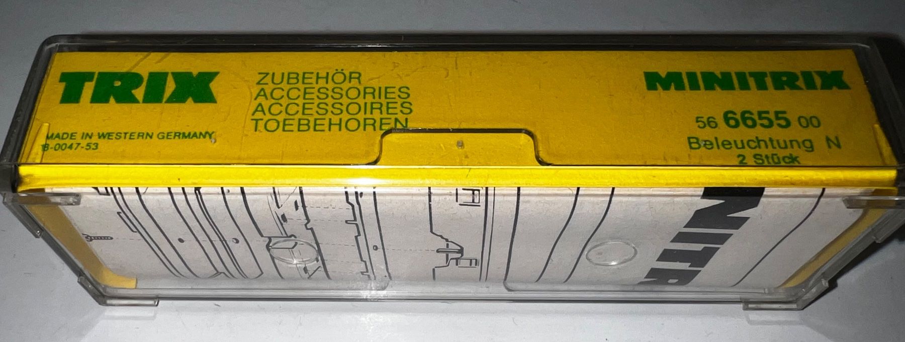 Trix Modelleisenbahnen: Minitrix- Wagenbeleuchtung, Spur N, 6655 – Gebraucht aus Basel von jonnyhaas 2